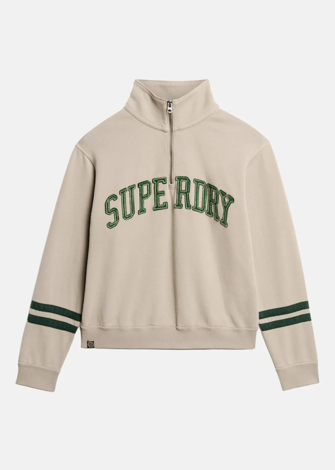 Athletic Applique Half Zip