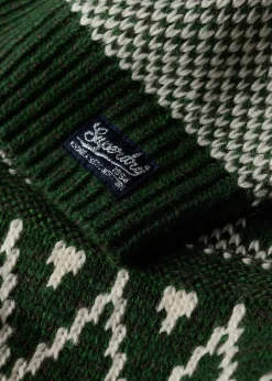 Branded Pattern Crew Jumper