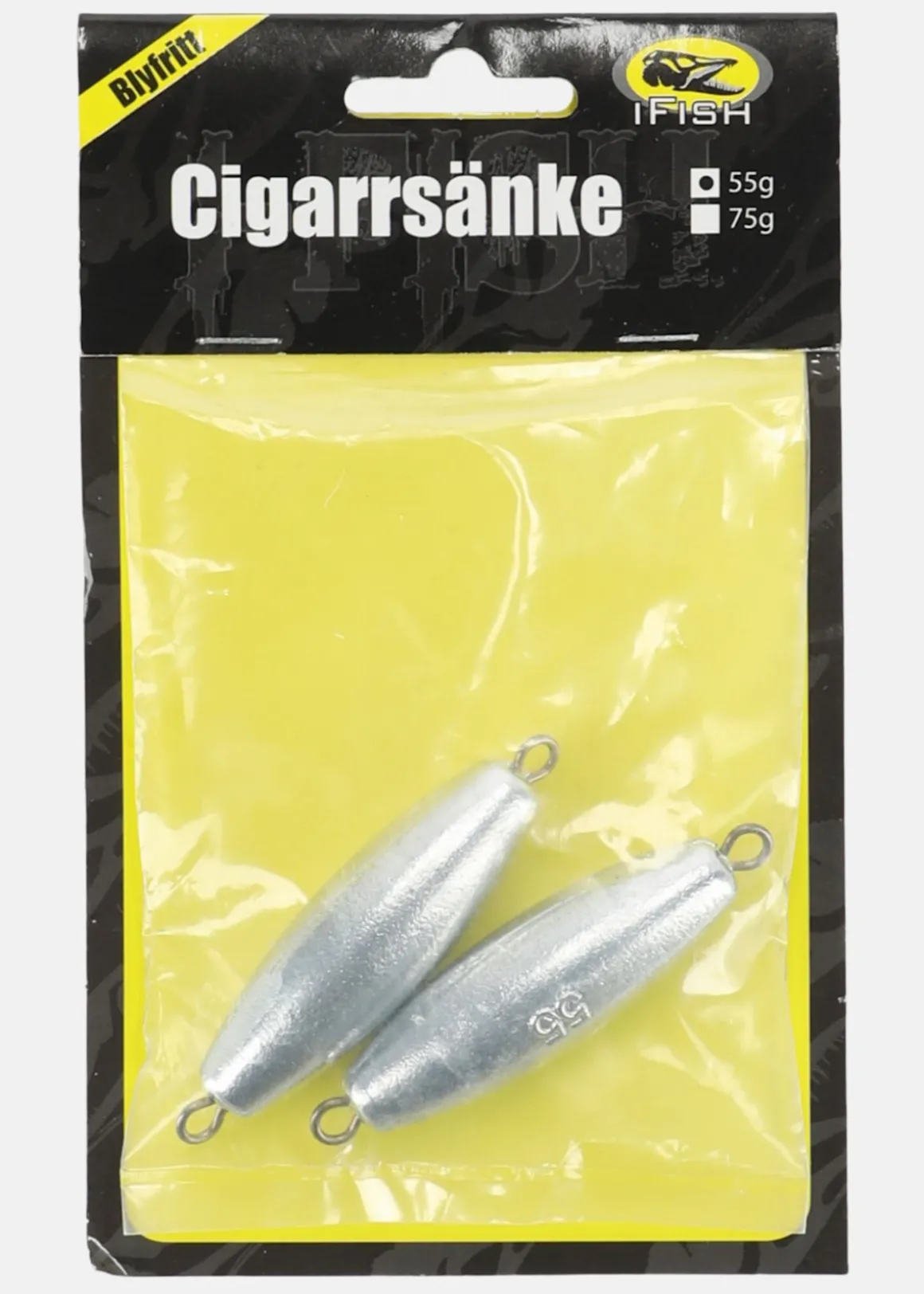 Cigarrsänke Blyfritt 55g, (2-p