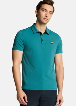 Contrast Placket Polo Shirt