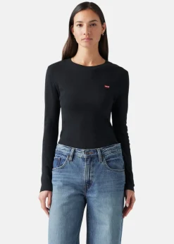 ESSENTIAL HM LS TEE WHITE +