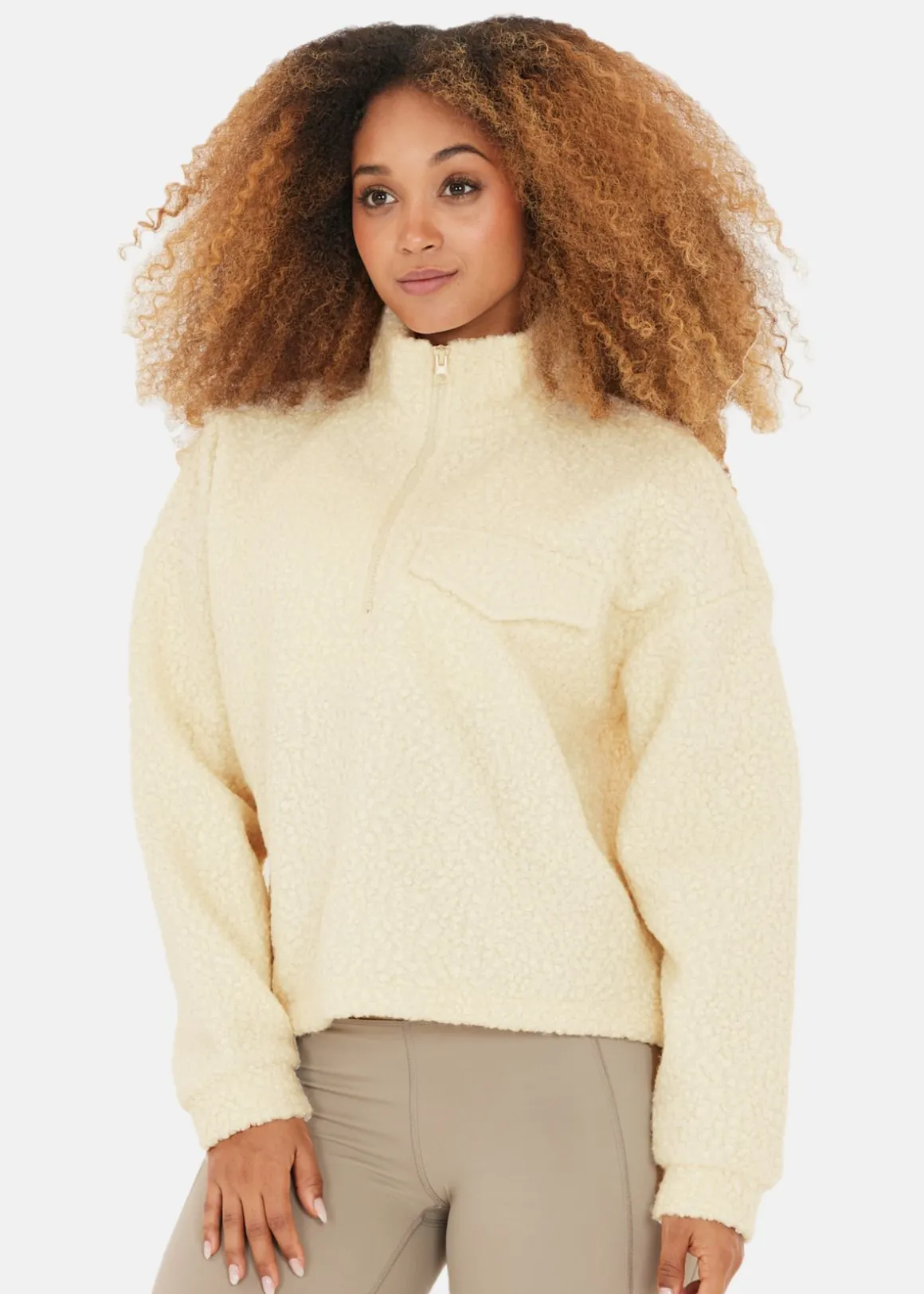 Florrie W Sherpa Half zip