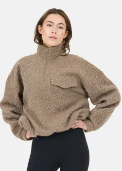 Florrie W Sherpa Half zip