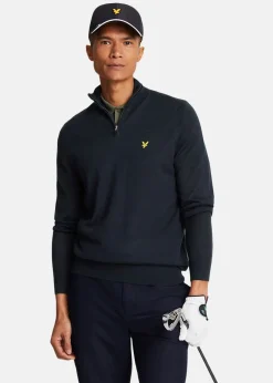 Golf Quarter Zip Merino Jumper