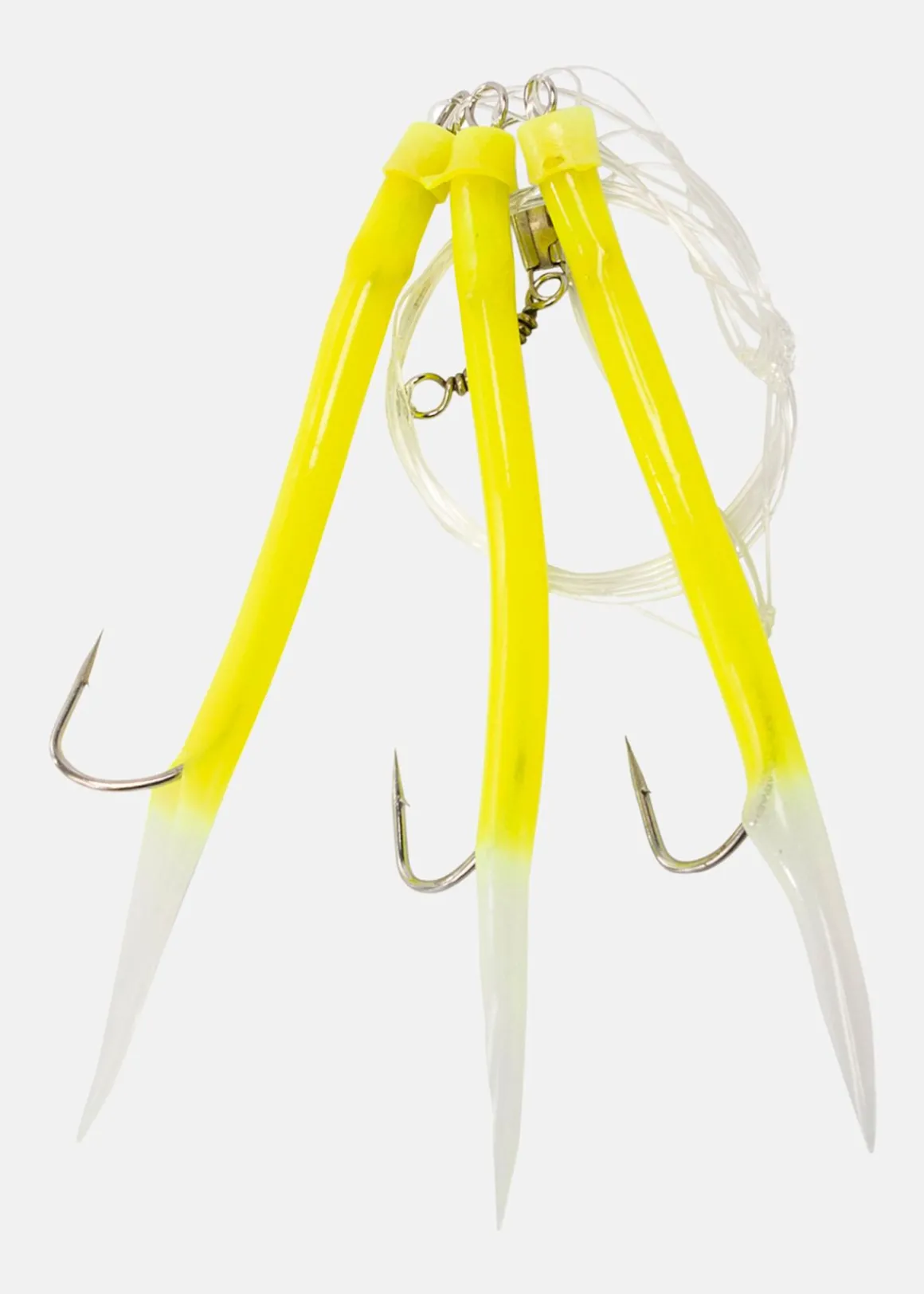 Gummi Makk Gul/Lys Rigged #6/0