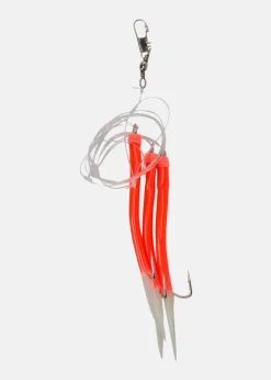 Gummi Makk Röd/Lys Rigged #6/0