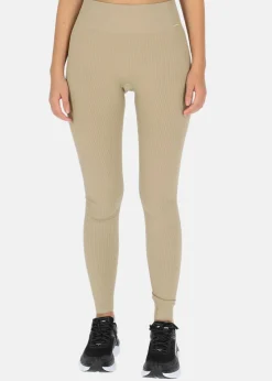 High Waist Rib Seamless Tights