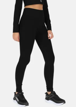 High Waist Rib Seamless Tights