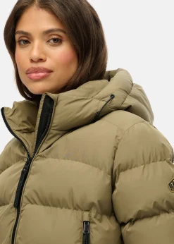HOODED SPORTS PUFFER JACKET