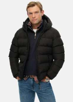 HOODED SPORTS PUFFER JACKET