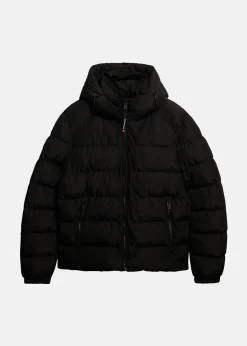 HOODED SPORTS PUFFER JACKET