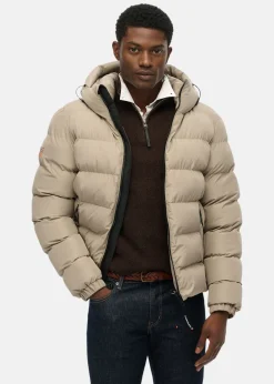 HOODED SPORTS PUFFER JACKET