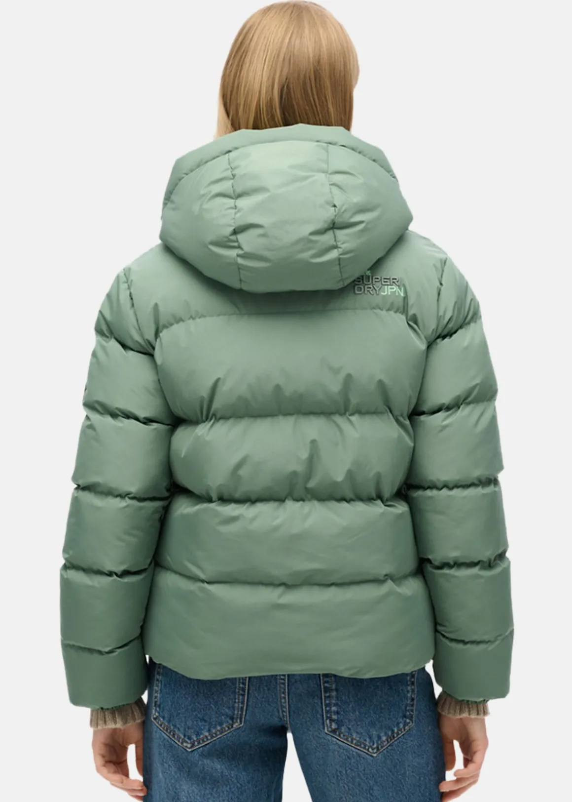Hooded Sports Puffer Jacket