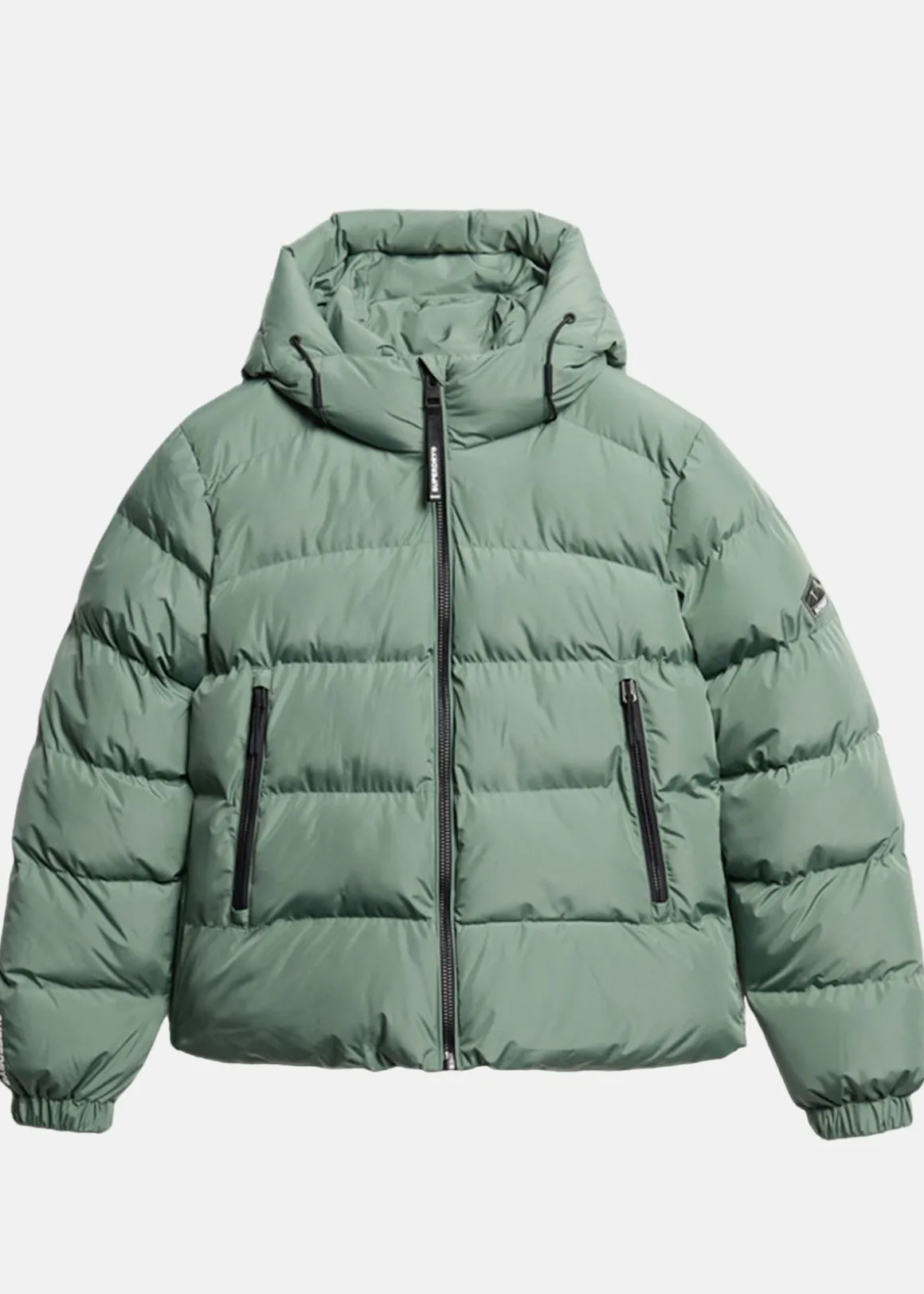 Hooded Sports Puffer Jacket