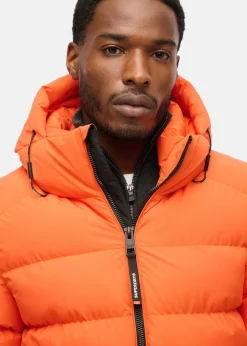 HOODED SPORTS PUFFER JACKET