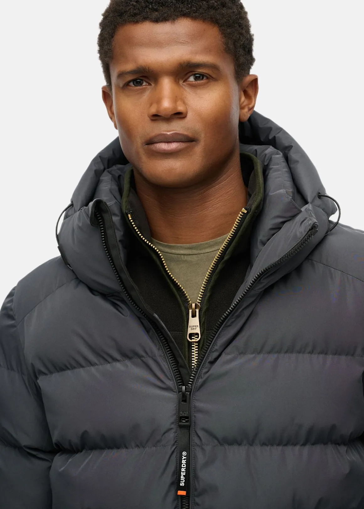 HOODED SPORTS PUFFER JACKET