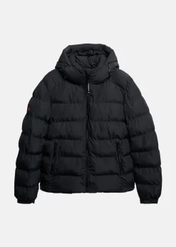 HOODED SPORTS PUFFER JACKET