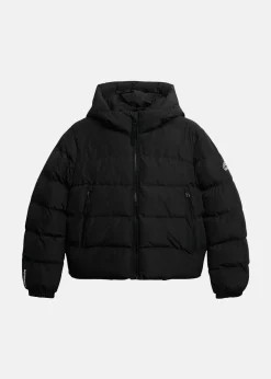 HOODED SPORTS PUFFER JACKET