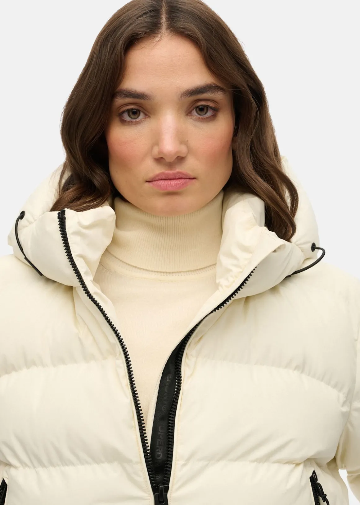 HOODED SPORTS PUFFER JACKET