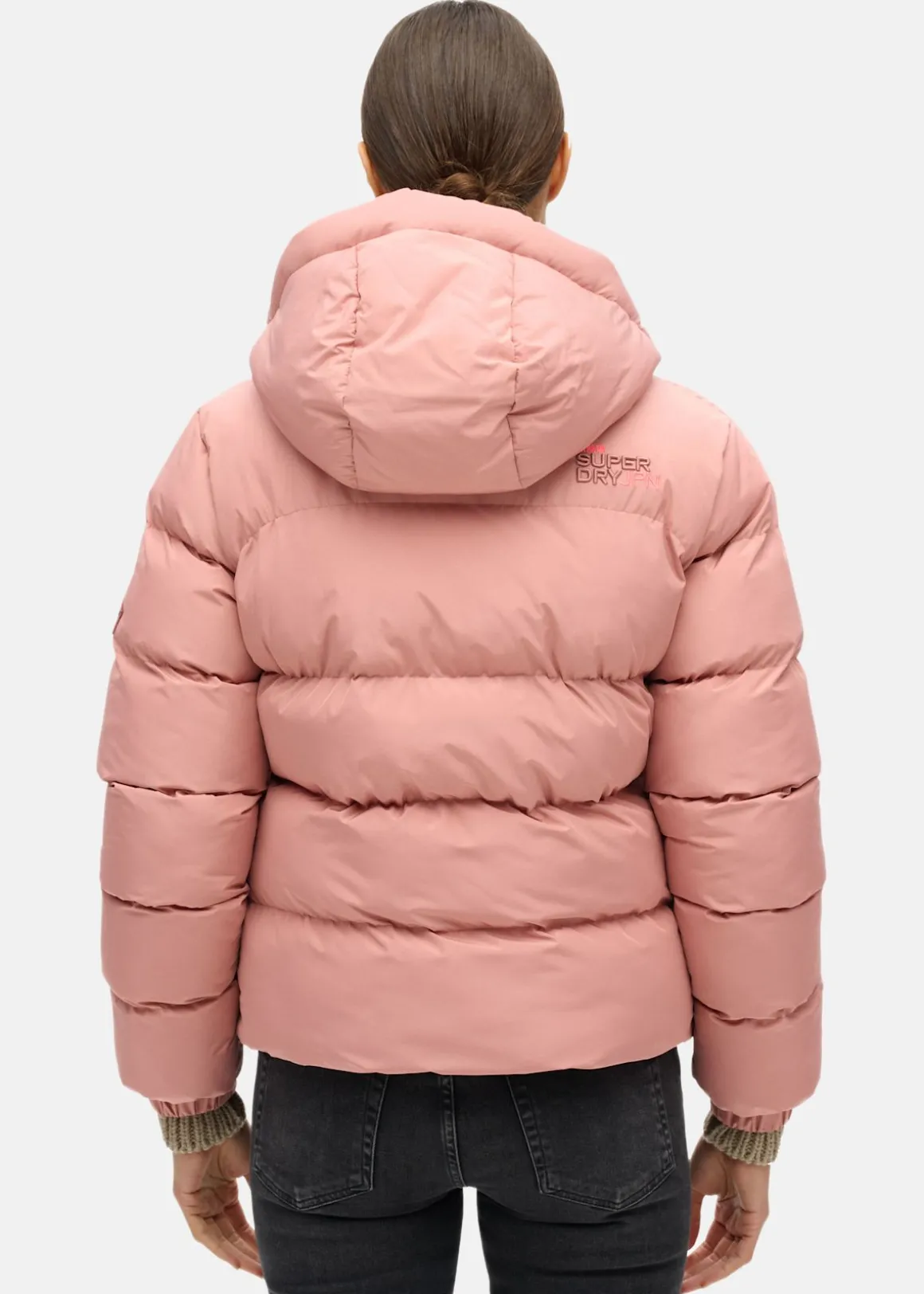 Hooded Sports Puffer Jacket