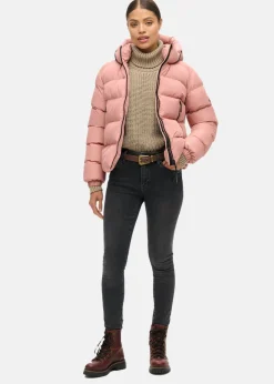 Hooded Sports Puffer Jacket