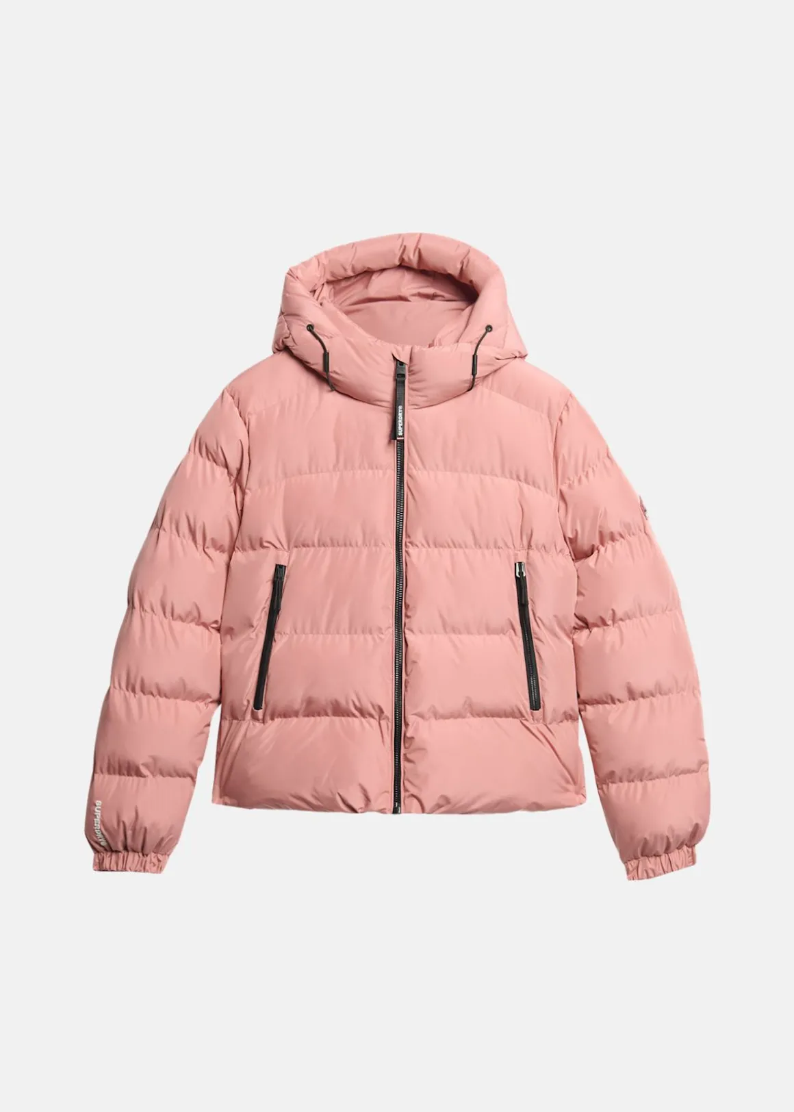 Hooded Sports Puffer Jacket
