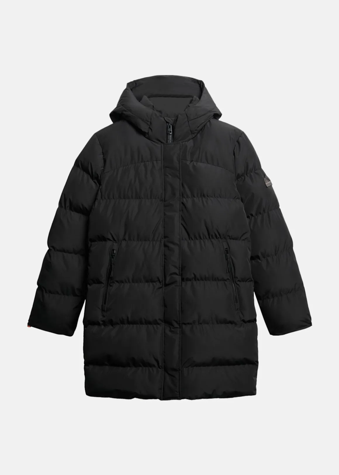 HOODED SPORTS PUFFER MID JKT