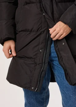 HOODED SPORTS PUFFER MID JKT