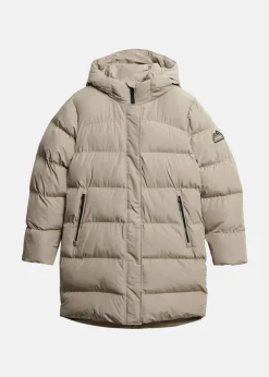 HOODED SPORTS PUFFER MID JKT