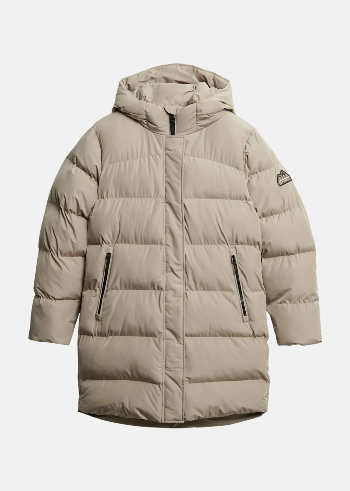 HOODED SPORTS PUFFER MID JKT