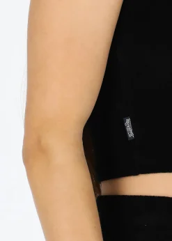 Ibiza Terry Crop Singlet W