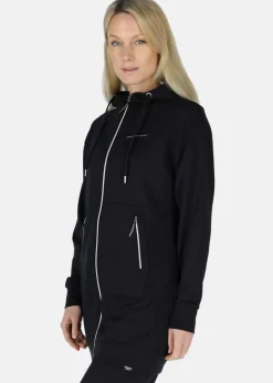 Lounge Long Zip Hood W