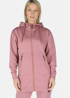 Lounge Long Zip Hood W