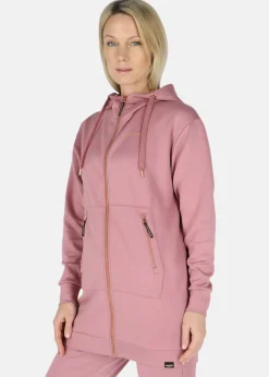Lounge Long Zip Hood W