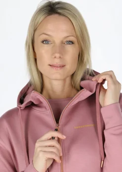 Lounge Long Zip Hood W