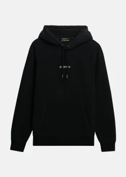 MICRO LOGO FLEECE HOOD