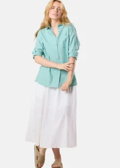 New Hampshire Linen Long Skirt W