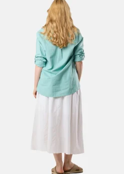 New Hampshire Linen Long Skirt W