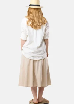 New Hampshire Linen Long Skirt W