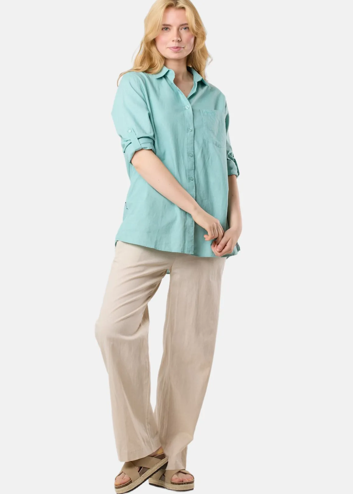 New Hampshire Linen LS Shirt W