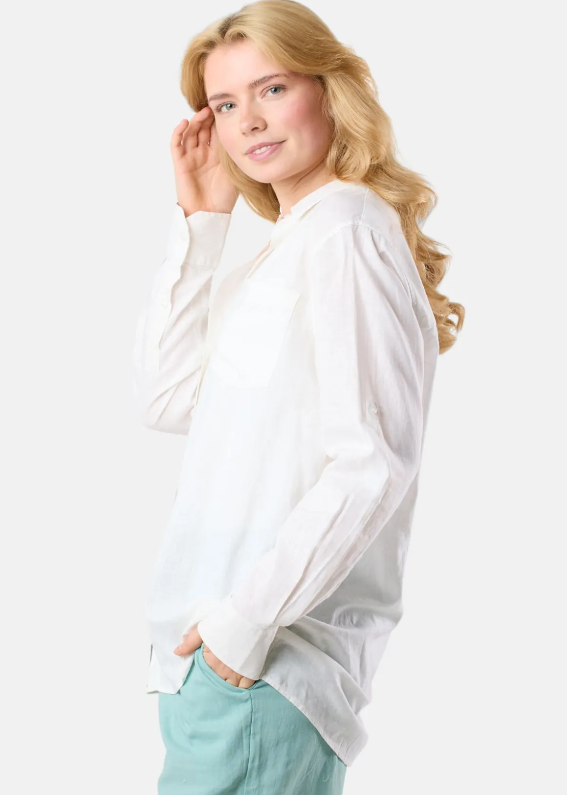 New Hampshire Linen LS Shirt W