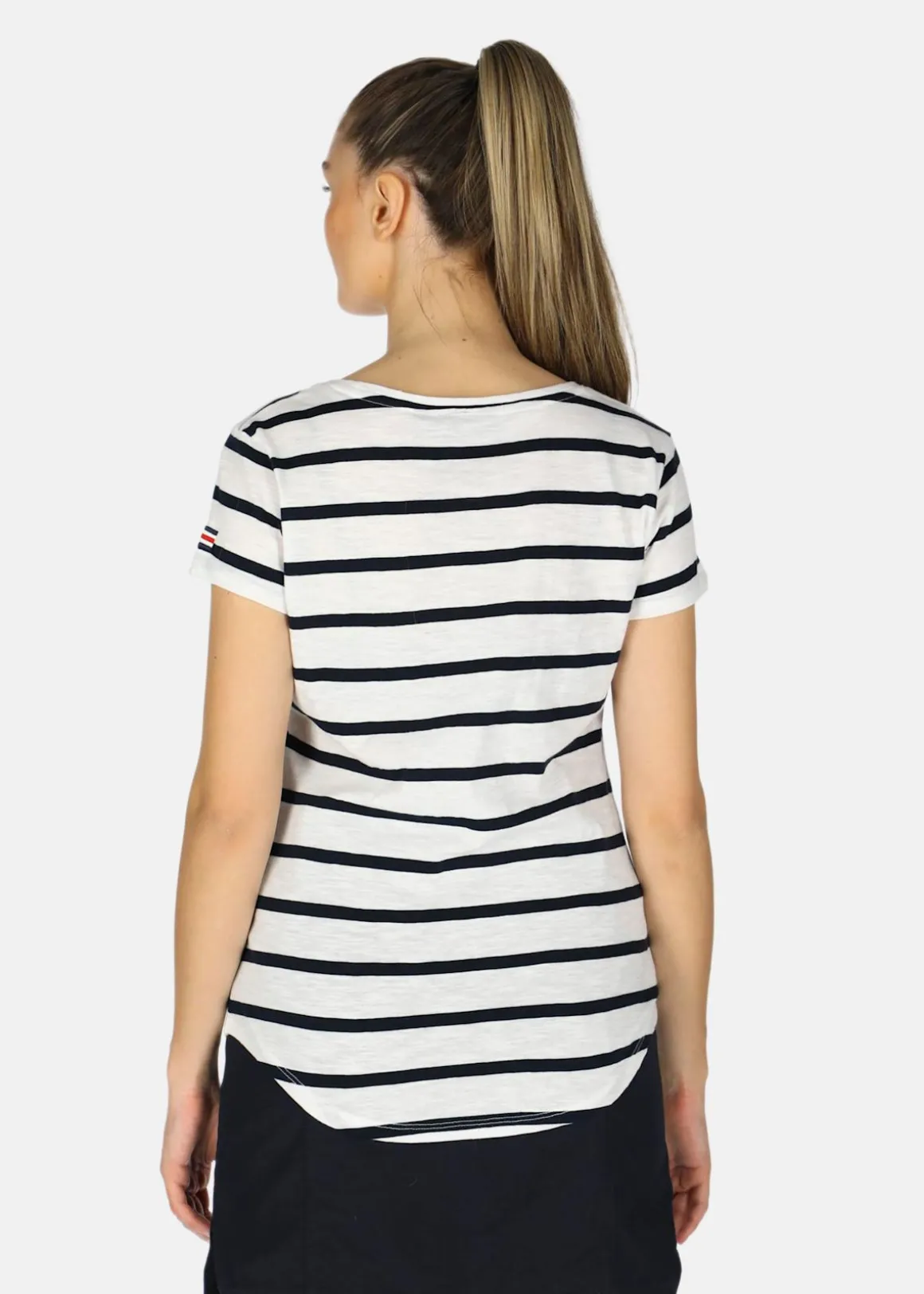 Ocean Stripe Tee W