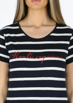 Ocean Stripe Tee W