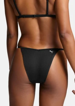 PUMA SWIM WOMEN RIBBED TANGA 1