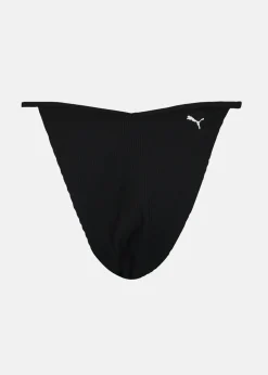 PUMA SWIM WOMEN RIBBED TANGA 1
