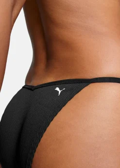 PUMA SWIM WOMEN RIBBED TANGA 1