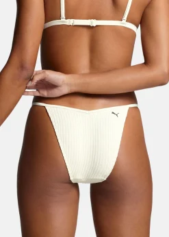 PUMA SWIM WOMEN RIBBED TANGA 1