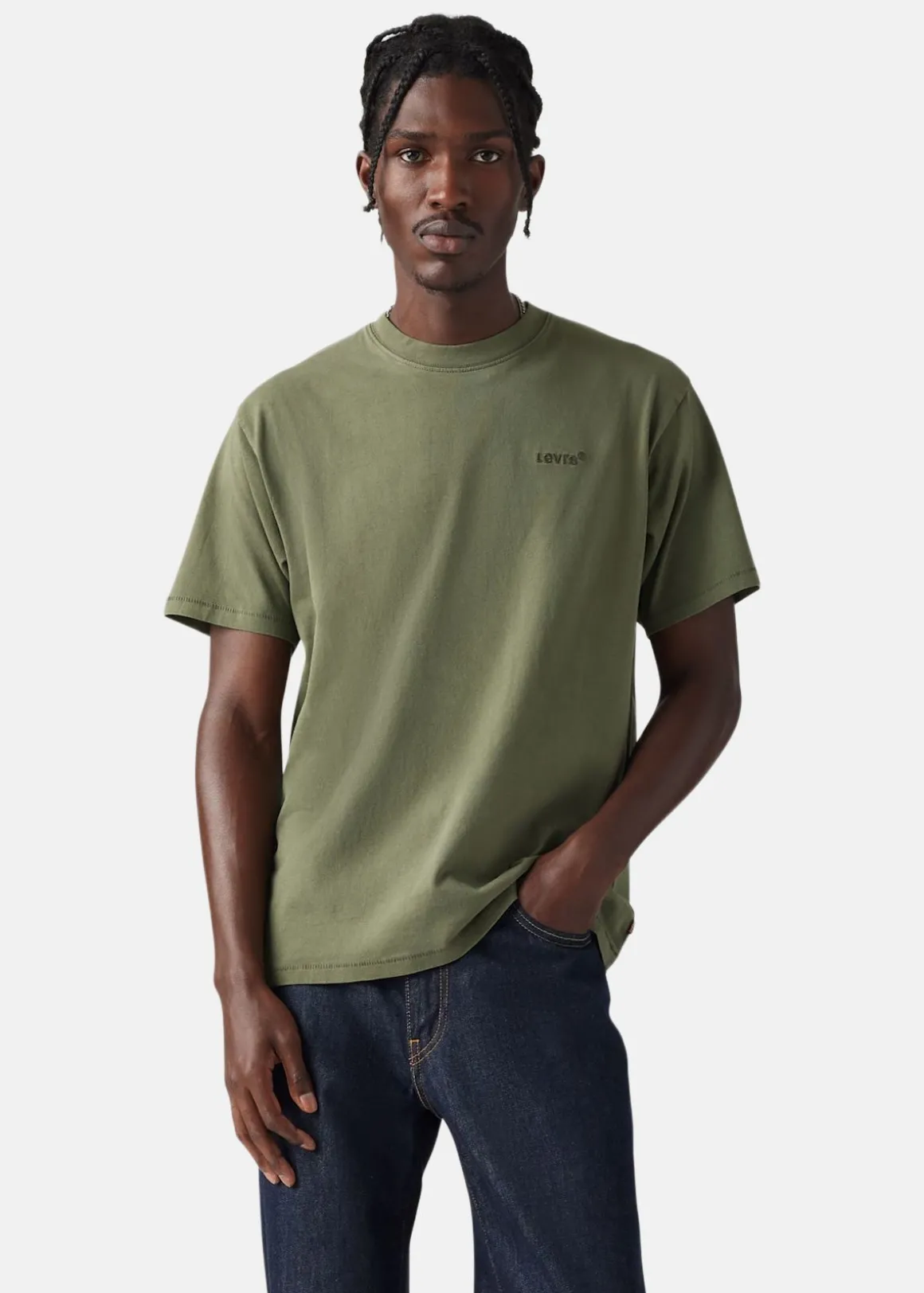 RED TAB VINTAGE TEE WHITE + JE