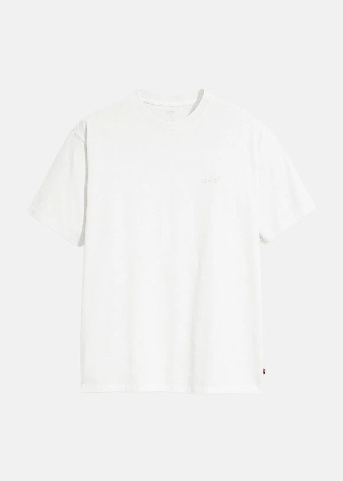 RED TAB VINTAGE TEE WHITE + JE