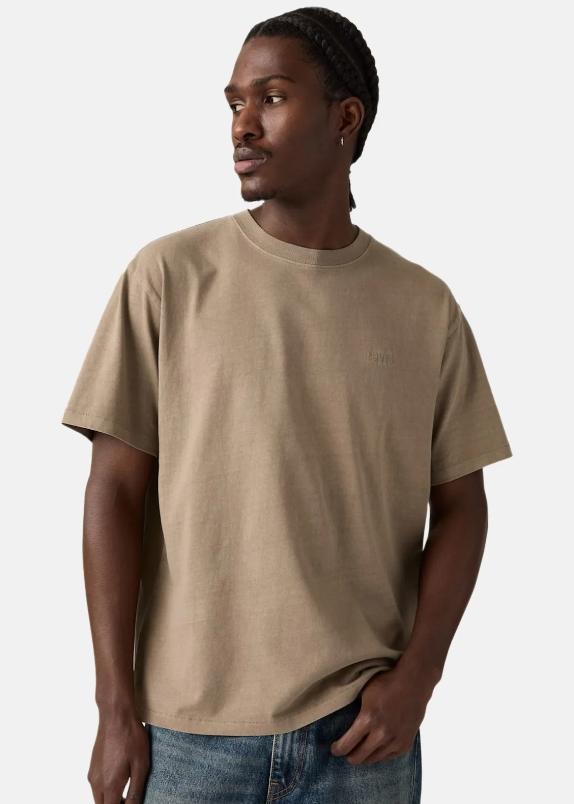 RED TAB VINTAGE TEE WHITE + JE